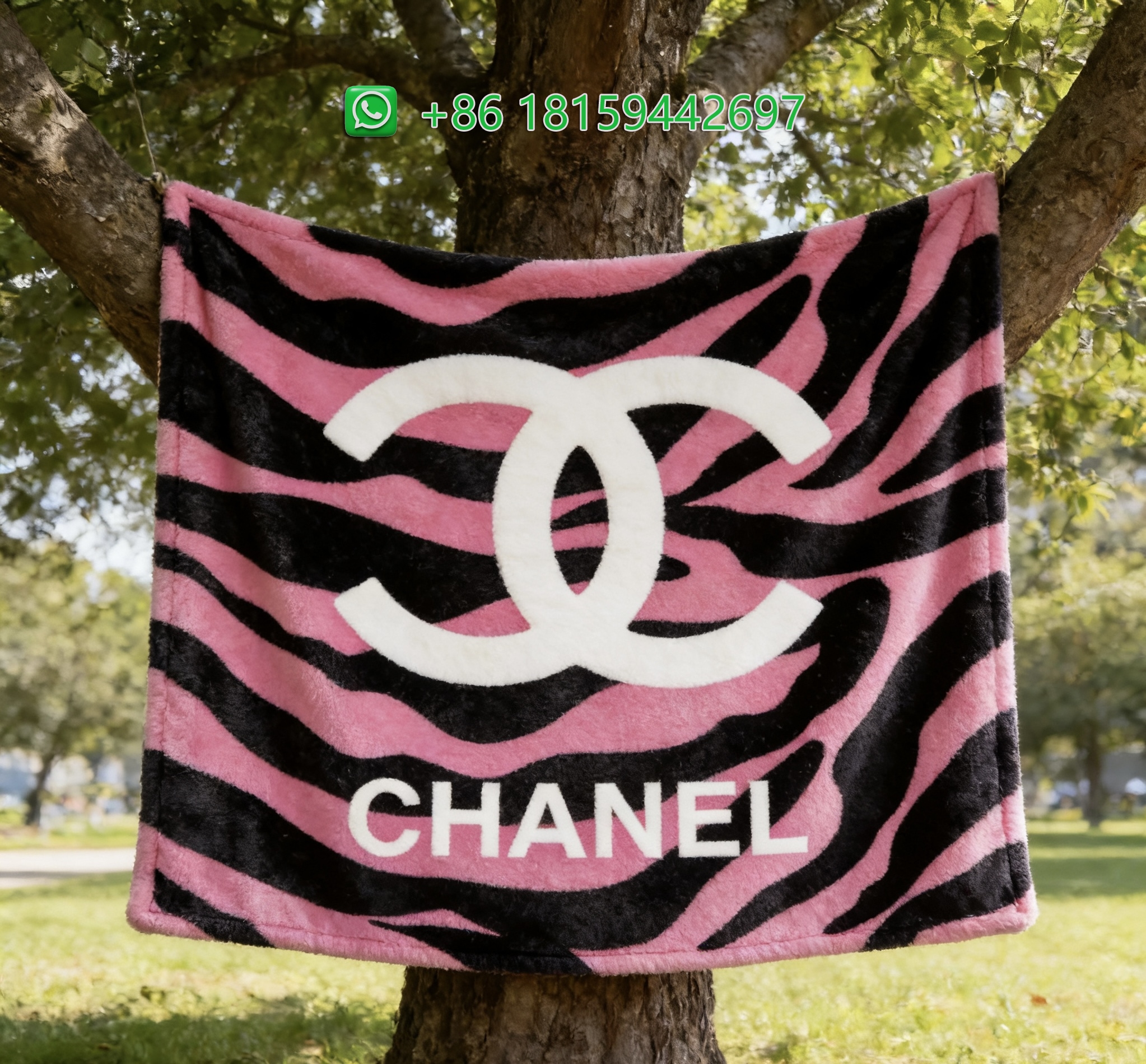 Chanel Throw Blankets